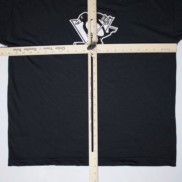 NWT Adidas Stadium Tee NHL Pittsburgh Penguins Black Short Sleeve Men Size L - Picture 9 of 9